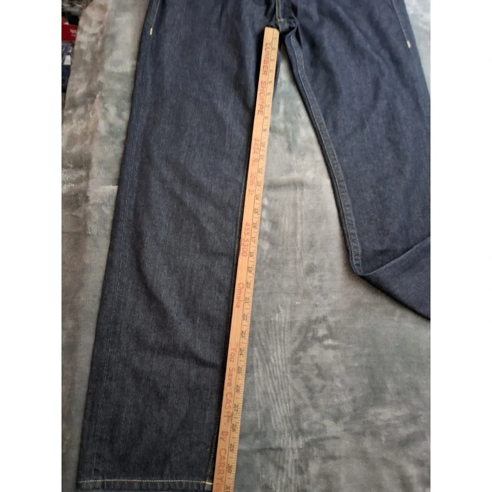 Mens‎ True Religion Jeans Rocco Size 34W Dark Blue Denim.